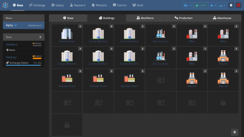 Galactic Tycoons - Base
